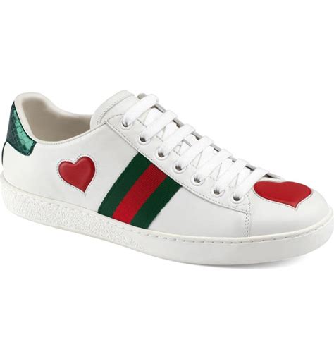 gucci ace sneakers with heart|Gucci ace sneakers price increase.